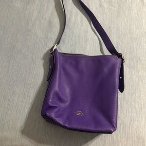 Coach Vibrant Purple Shoulder Bag